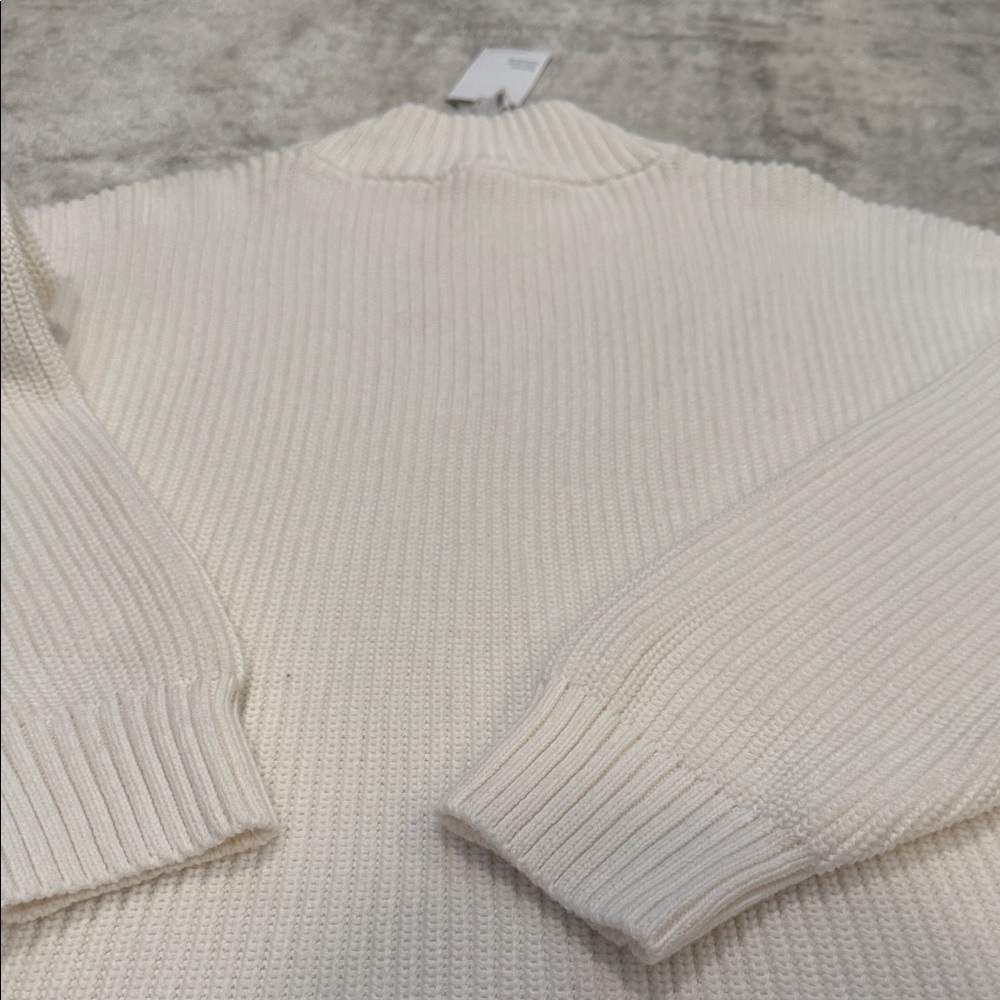 NWT Haven Well Within Cream Cotton Sweater Size XL - Picture 6 of 6
